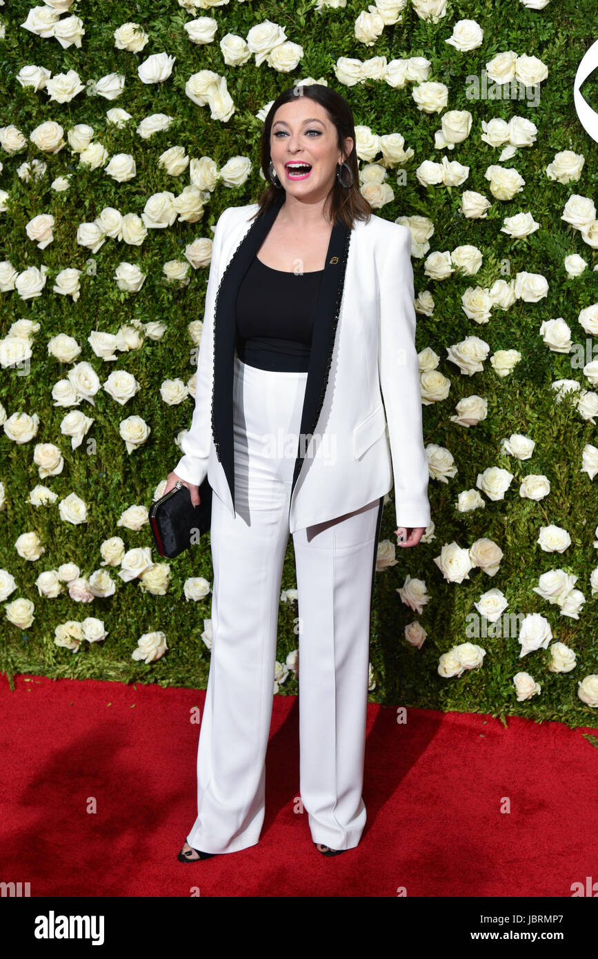 New York, USA. 11th Jun, 2017. Rachel Bloom attends the 2017 Tony Awards at Radio City Music Hall on June 11, 2017 in New York City. Credit: Erik Pendzich/Alamy Live News Stock Photo