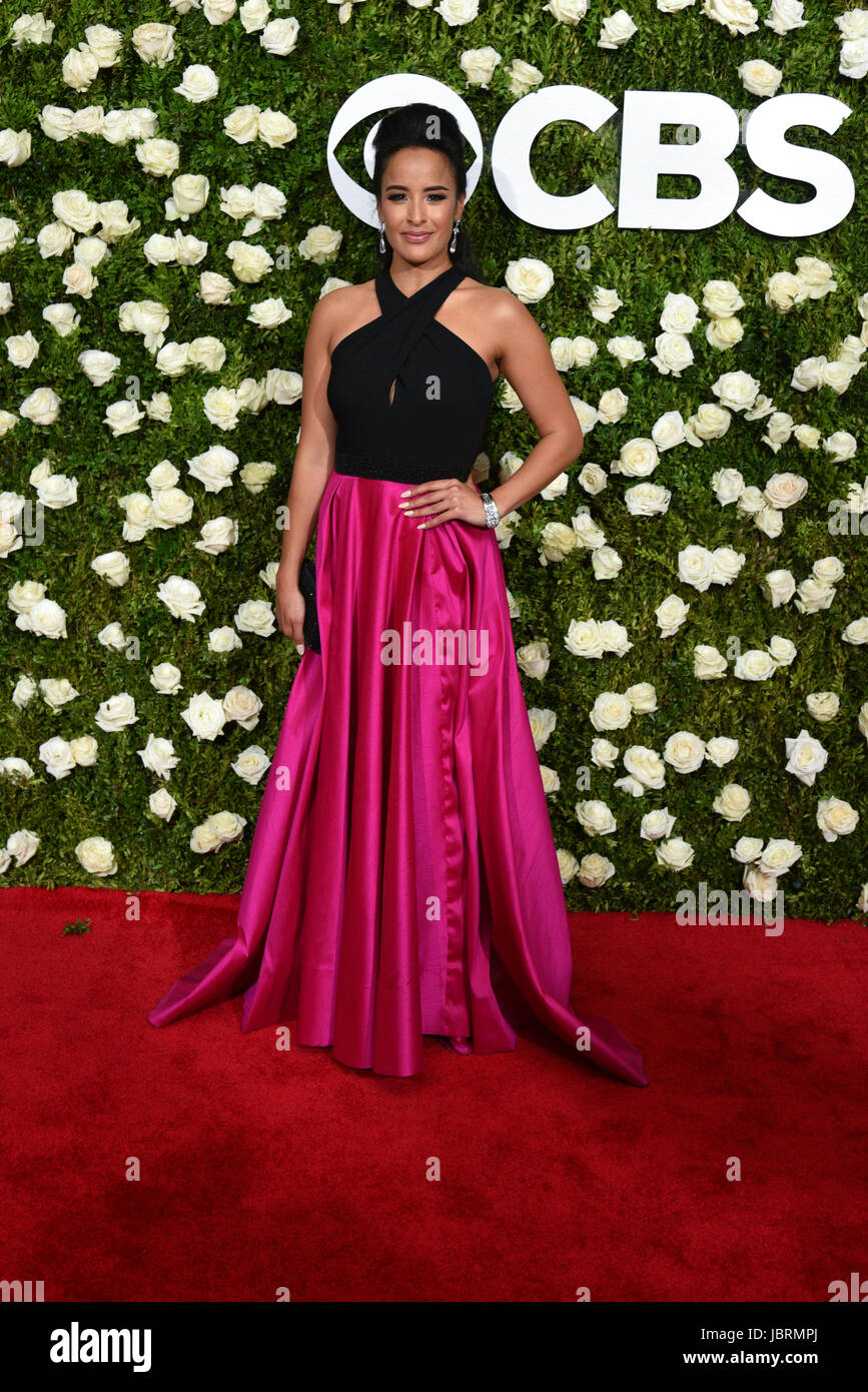 New York, USA. 11th Jun, 2017. Courtney Reed attends the 2017 Tony Awards at Radio City Music Hall on June 11, 2017 in New York City. Credit: Erik Pendzich/Alamy Live News Stock Photo