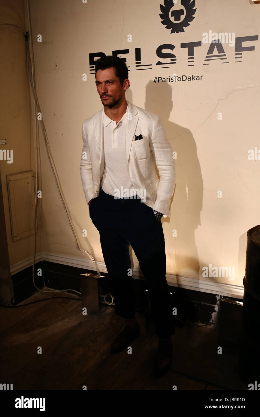 David Gandy at the Belstaff AW17 presentation Stock Photo - Alamy