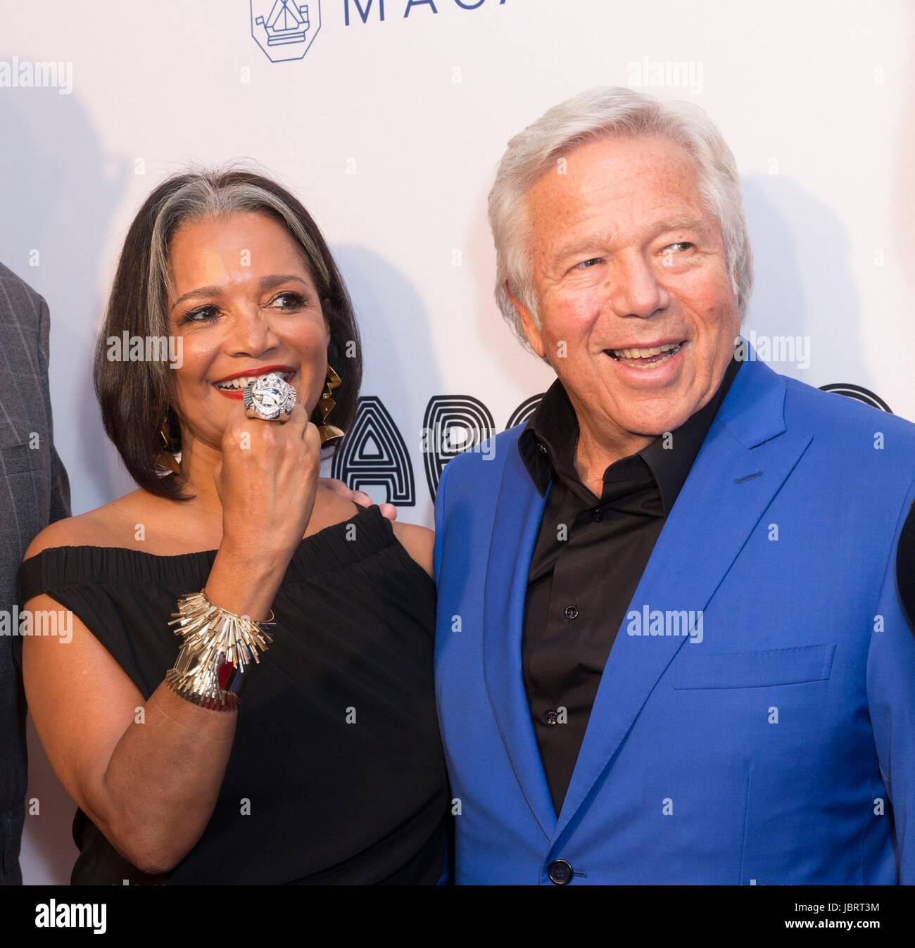 Rob Procope New York, NY, USA. 12th June, 2017. Jonelle Procope, Robert Kraft at ...