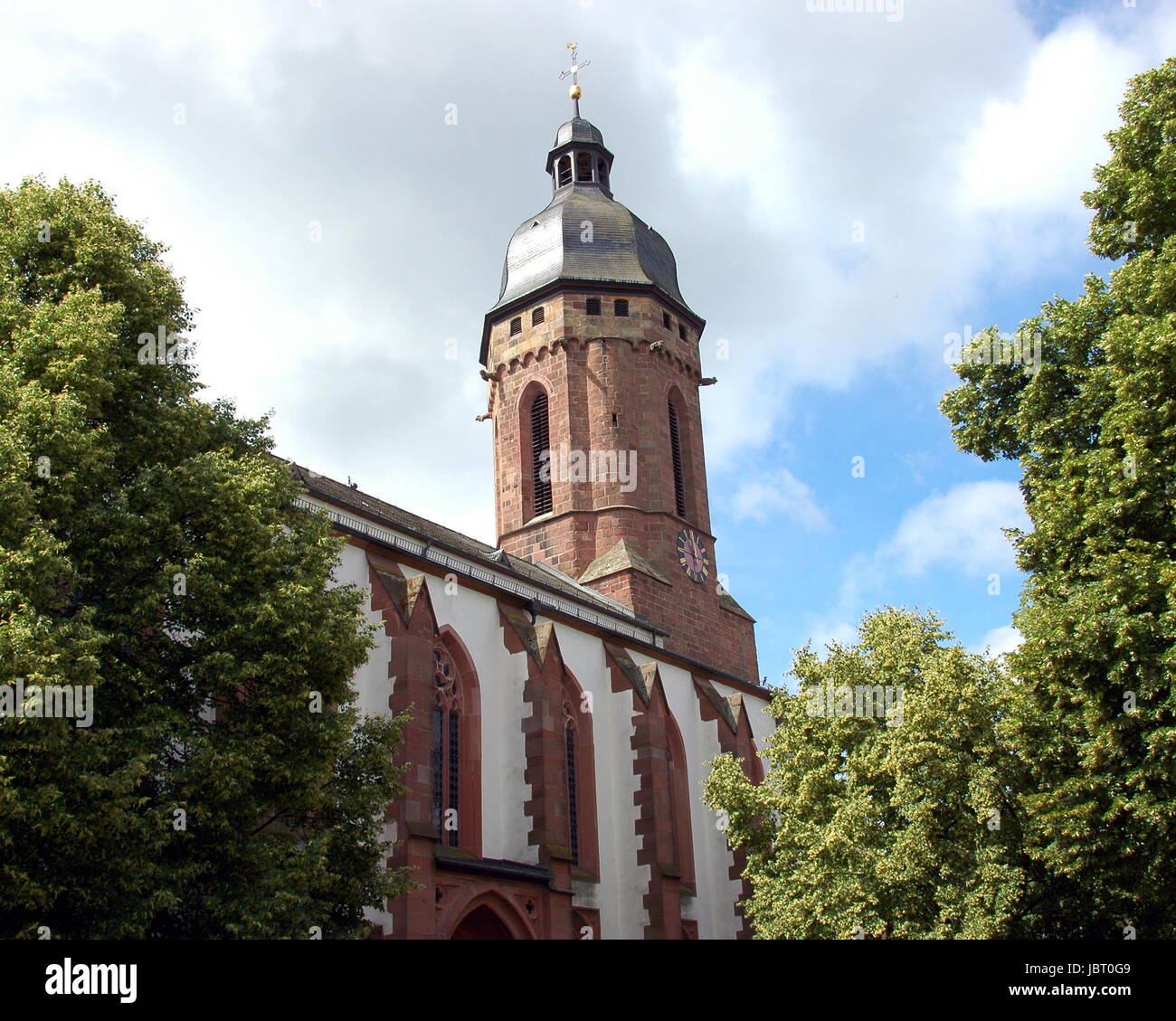 saint george,size late gothic church of the palatinate Stock Photo
