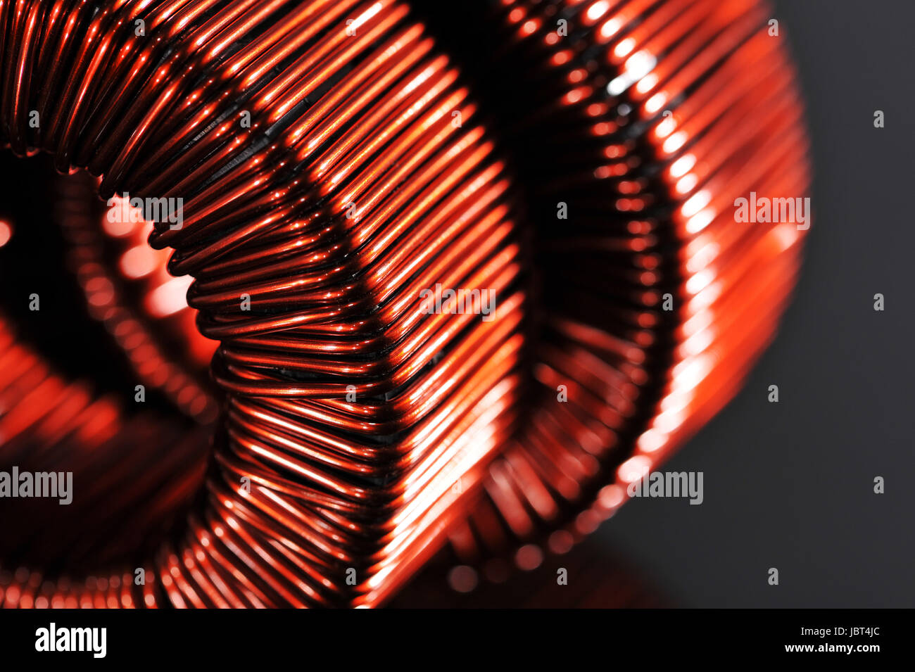 two copper coils Stock Photo Alamy