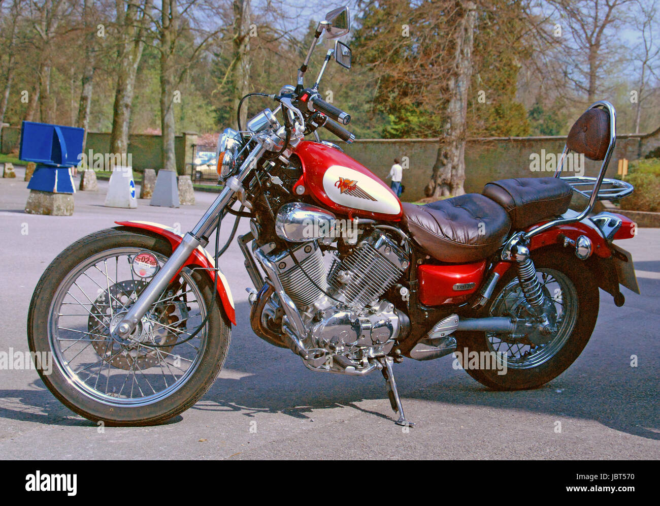 Yamaha Virago 535 motorcycle Stock Photo - Alamy