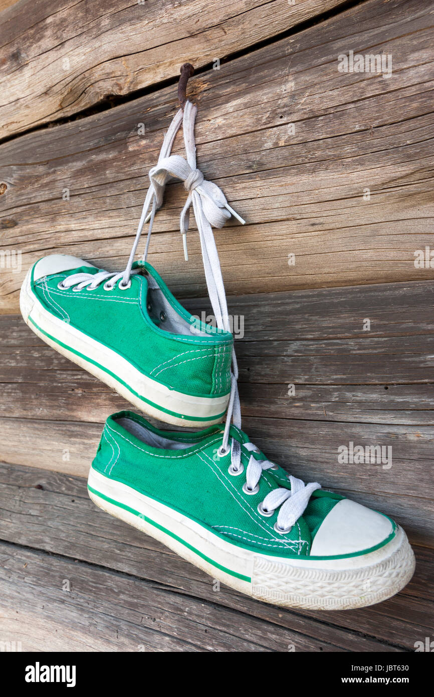 Converse shoes hanging top