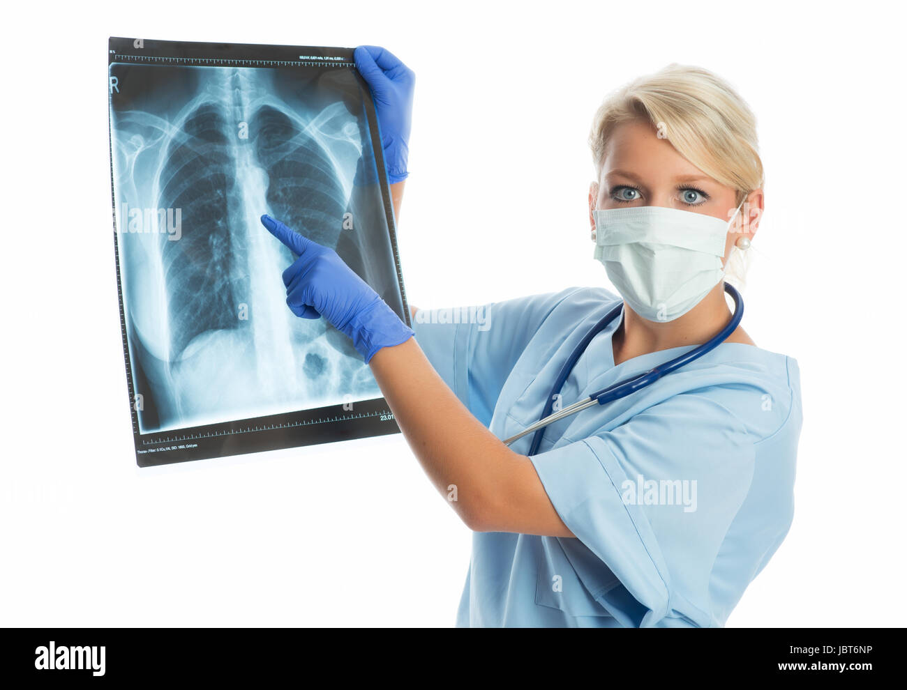 woman doctor with radiographs Stock Photo - Alamy