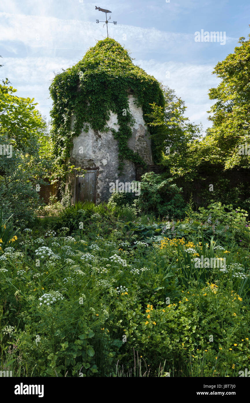The gardens at Llanover Hall, Abergavenny, Wales, UK Stock Photo Alamy