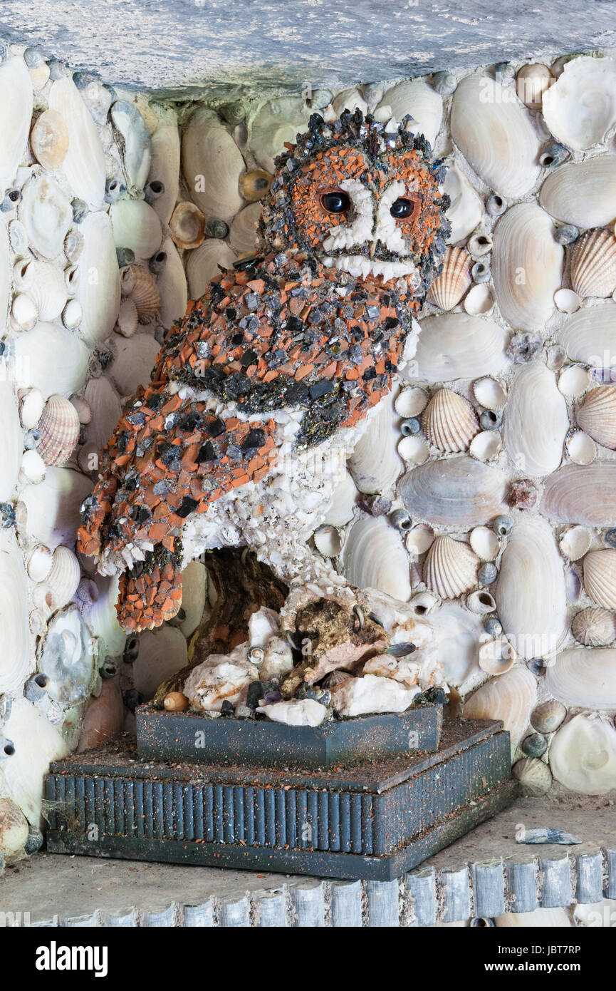 The Cilwendeg Shell House Hermitage, Boncath, Pembrokeshire, Wales. The