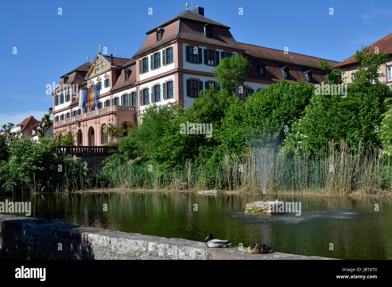 Rotes Schloss, Hammelburg Stock Photo Alamy