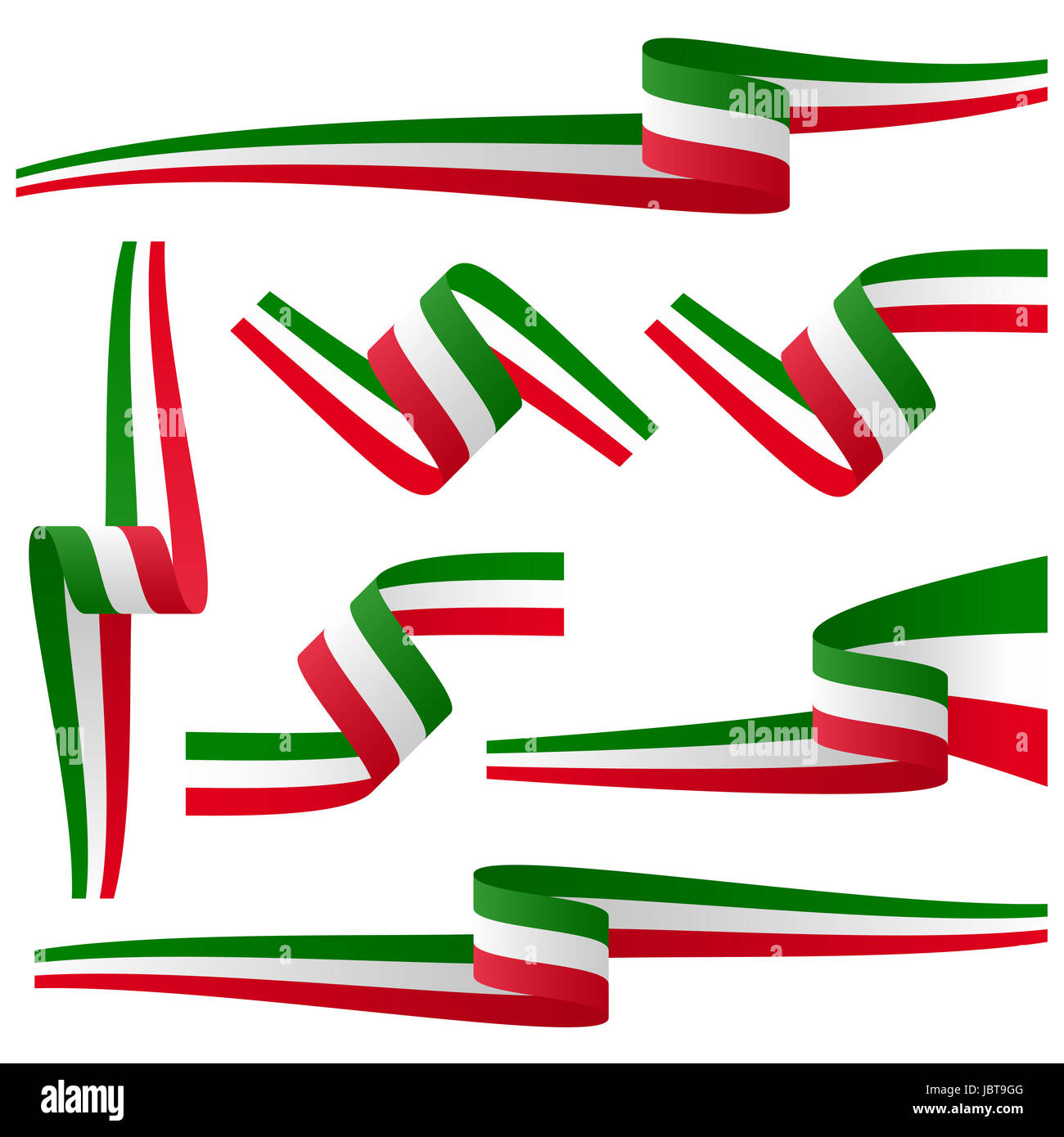 Fahne italien flag italy Cut Out Stock Images & Pictures - Alamy