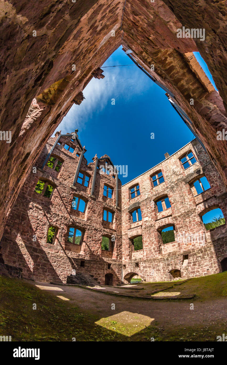 Ruins of Hirsau Monastery in Black Forest, Germany also known as Monastery of St Peter and Paul Stock Photo