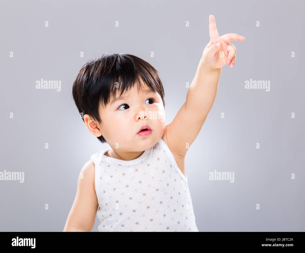 Little boy has idea Stock Photo Alamy