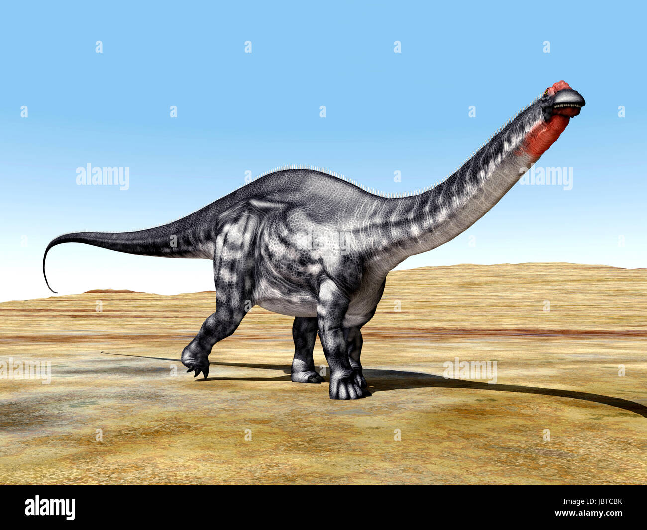 dinosaur apatosaurus Stock Photo