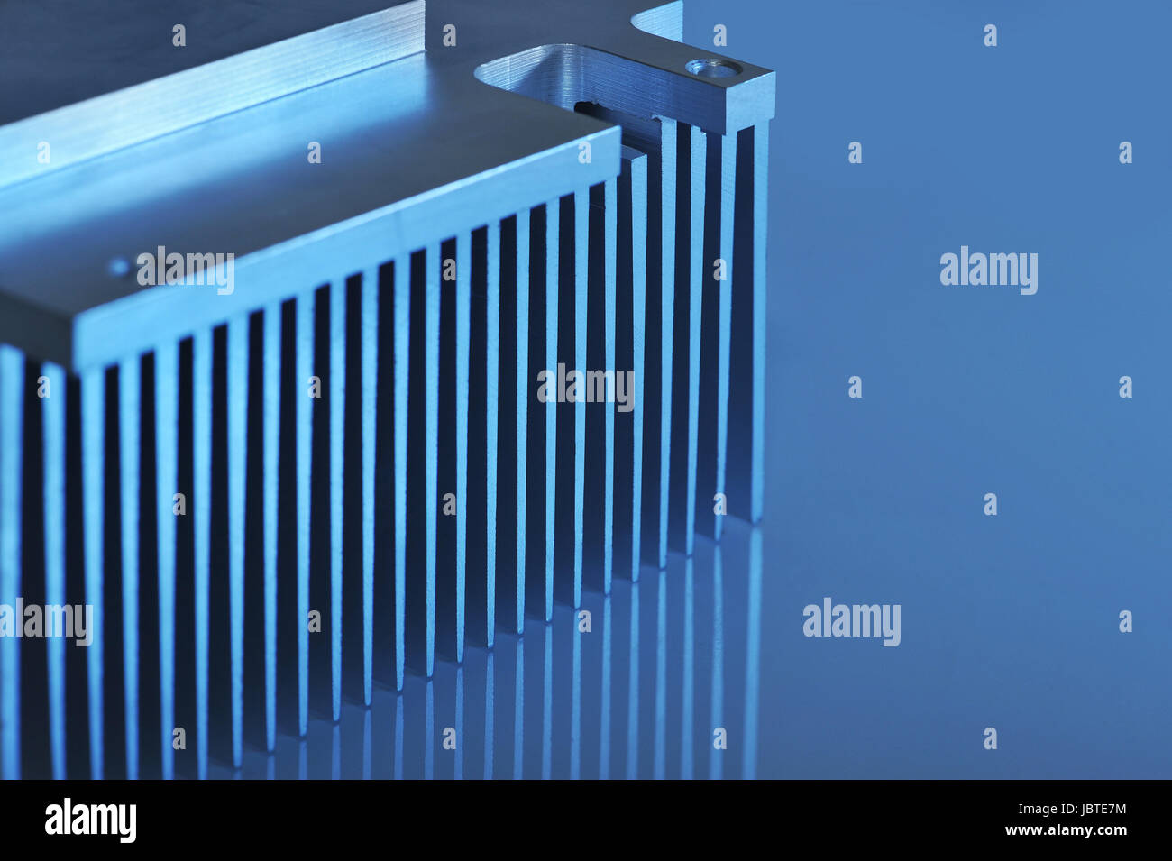 aluminum cooling fins Stock Photo Alamy