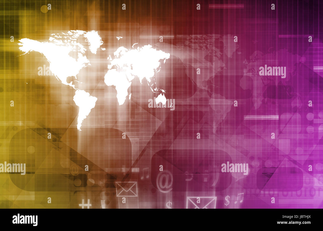 Computer Technology System as a Abstract Concept Stock Photo - Alamy