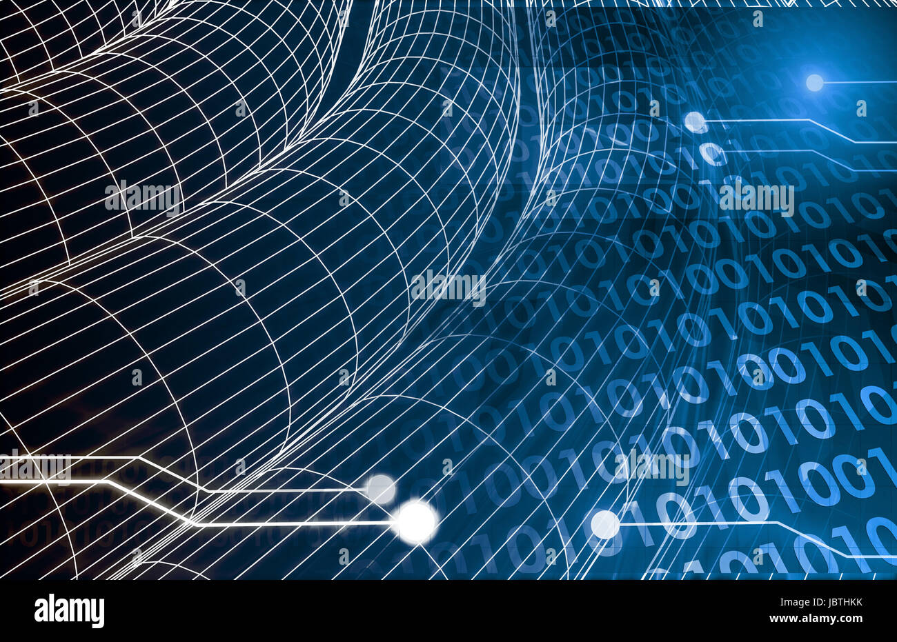 Digital Imagery with Data Network Transfer Art Stock Photo Alamy