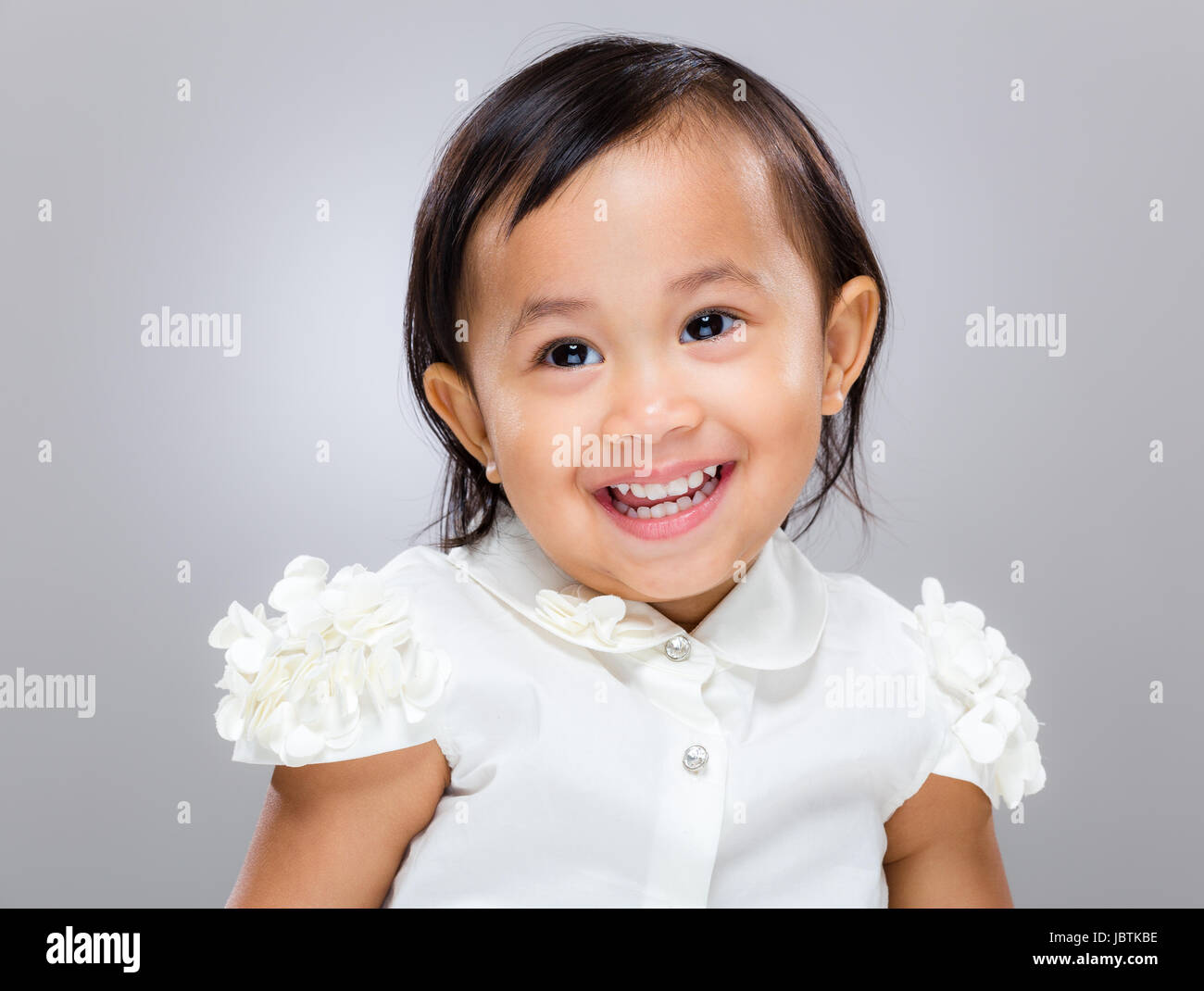 Baby girl smile Stock Photo - Alamy