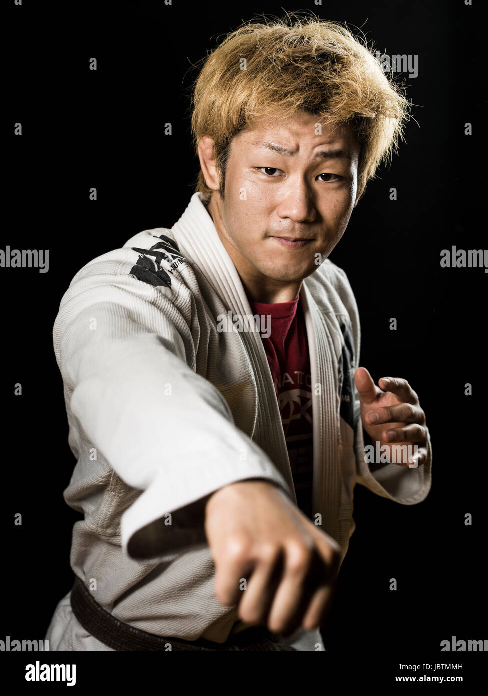 Portrait of Jujitsu and MMA fighter Kyosuke Yokoyama at Krazy Bee Gym