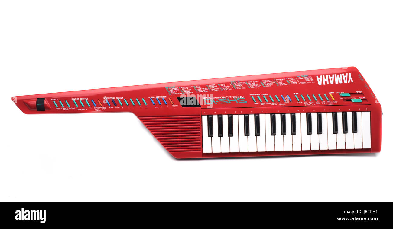 Yamaha SHS-10 Keytar FM Digital Keyboard with MIDI Stock Photo