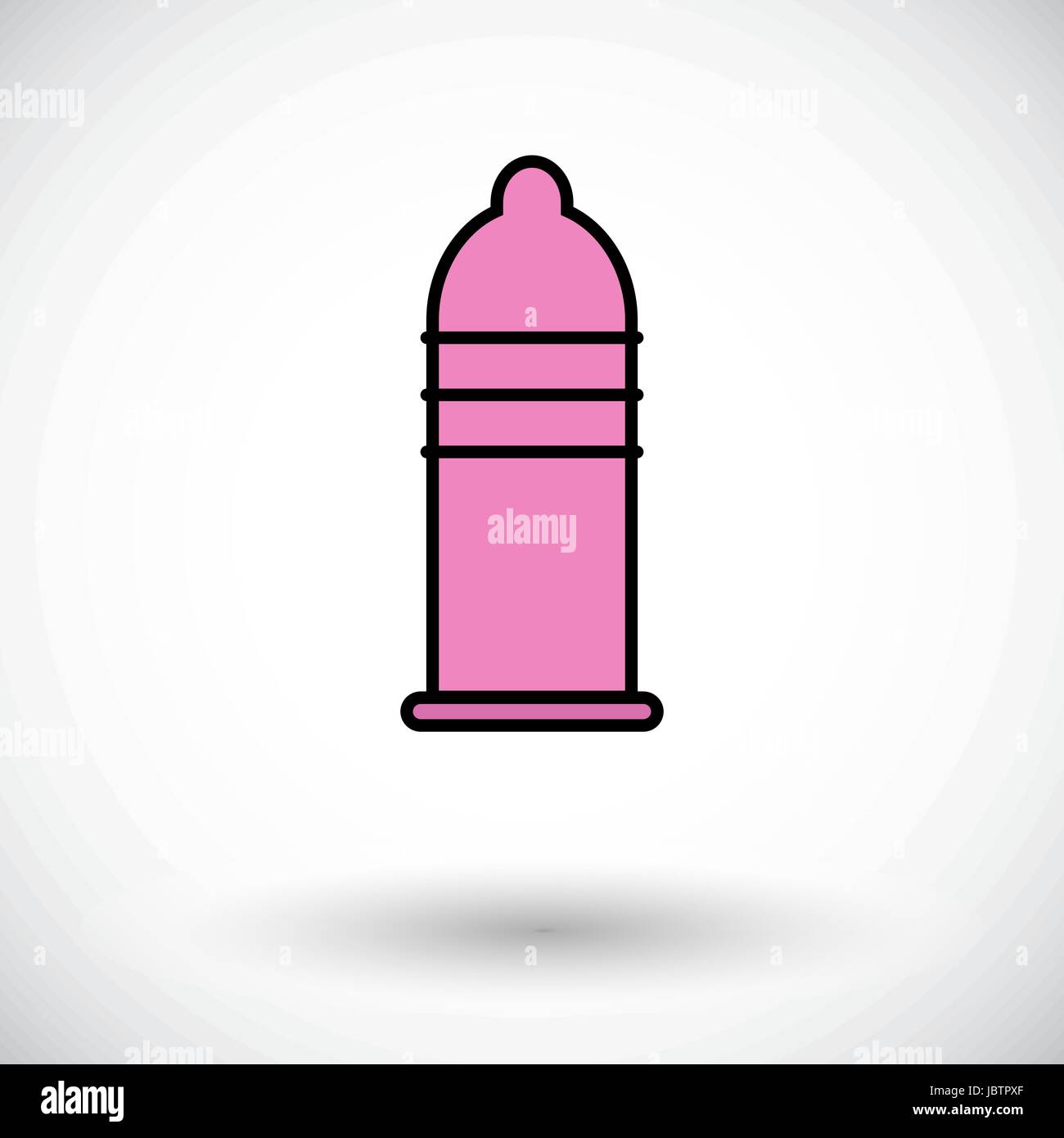 Condom icon. Flat vector related icon for web and mobile applications. It can be used as - logo, pictogram, icon, infographic element. Vector Illustra Stock Vector