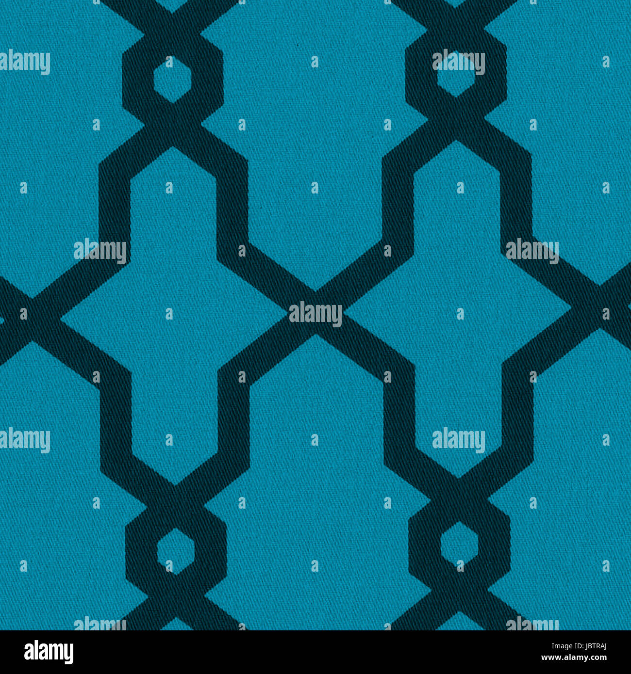 textile pattern on a blue color background Stock Photo