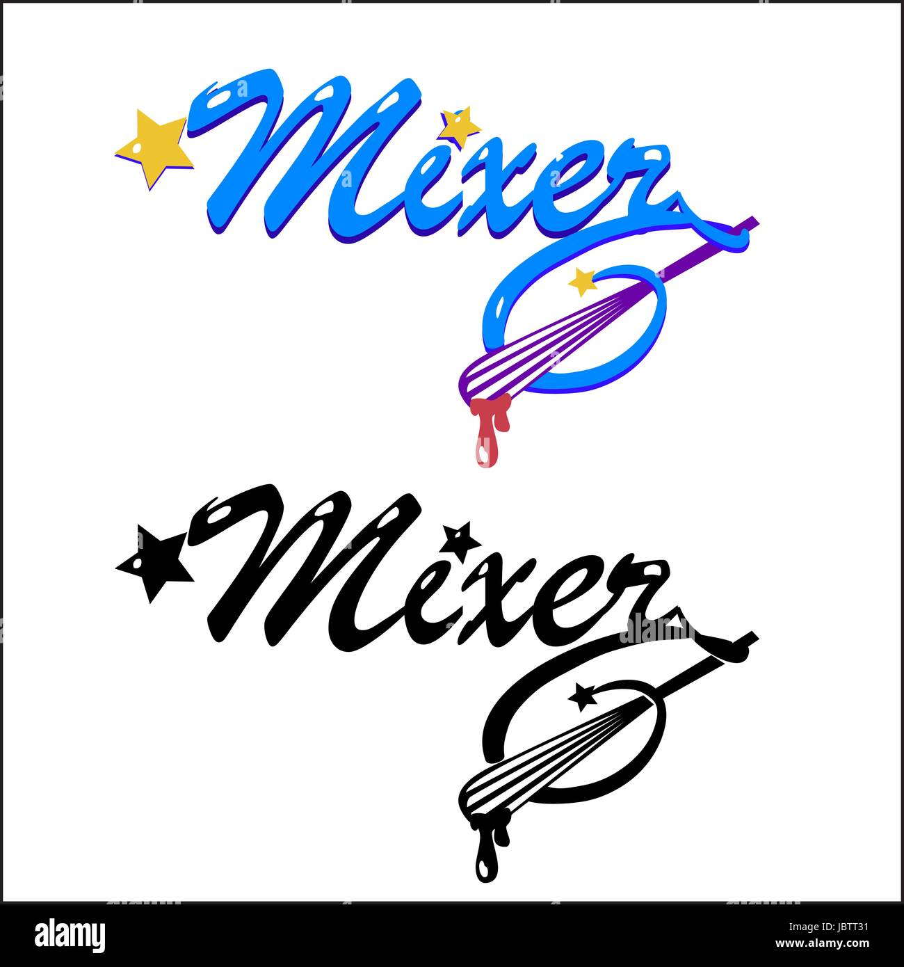 Logos for the Mixer company Stock Vector Image & Art Alamy