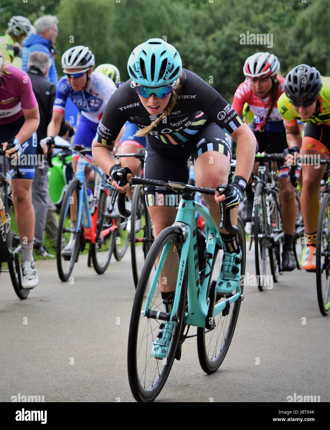 Female british cyclists hires stock photography and images Alamy