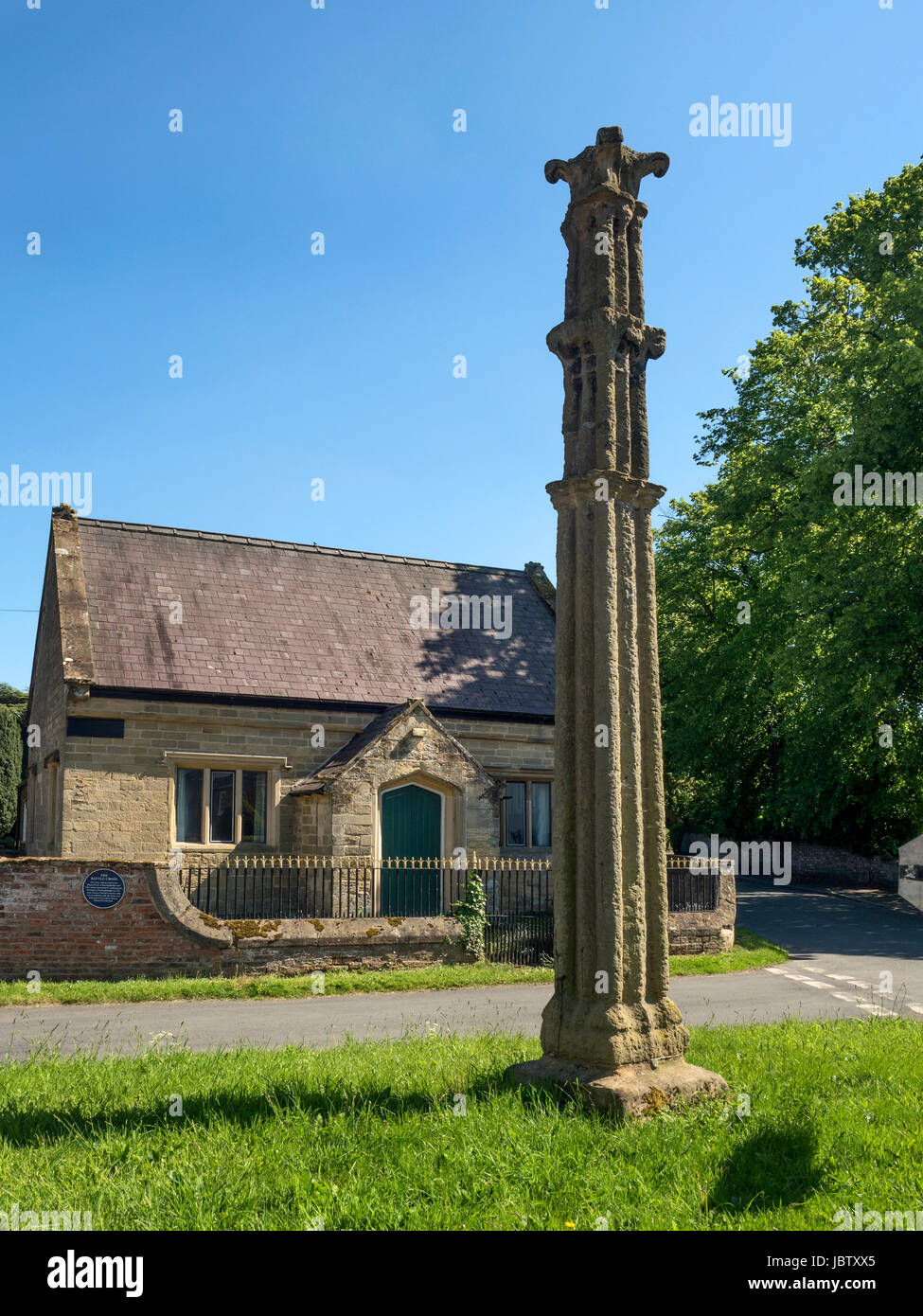 Battle Cross commemorating the Battle of Boroughbridge 1322 Aldborough