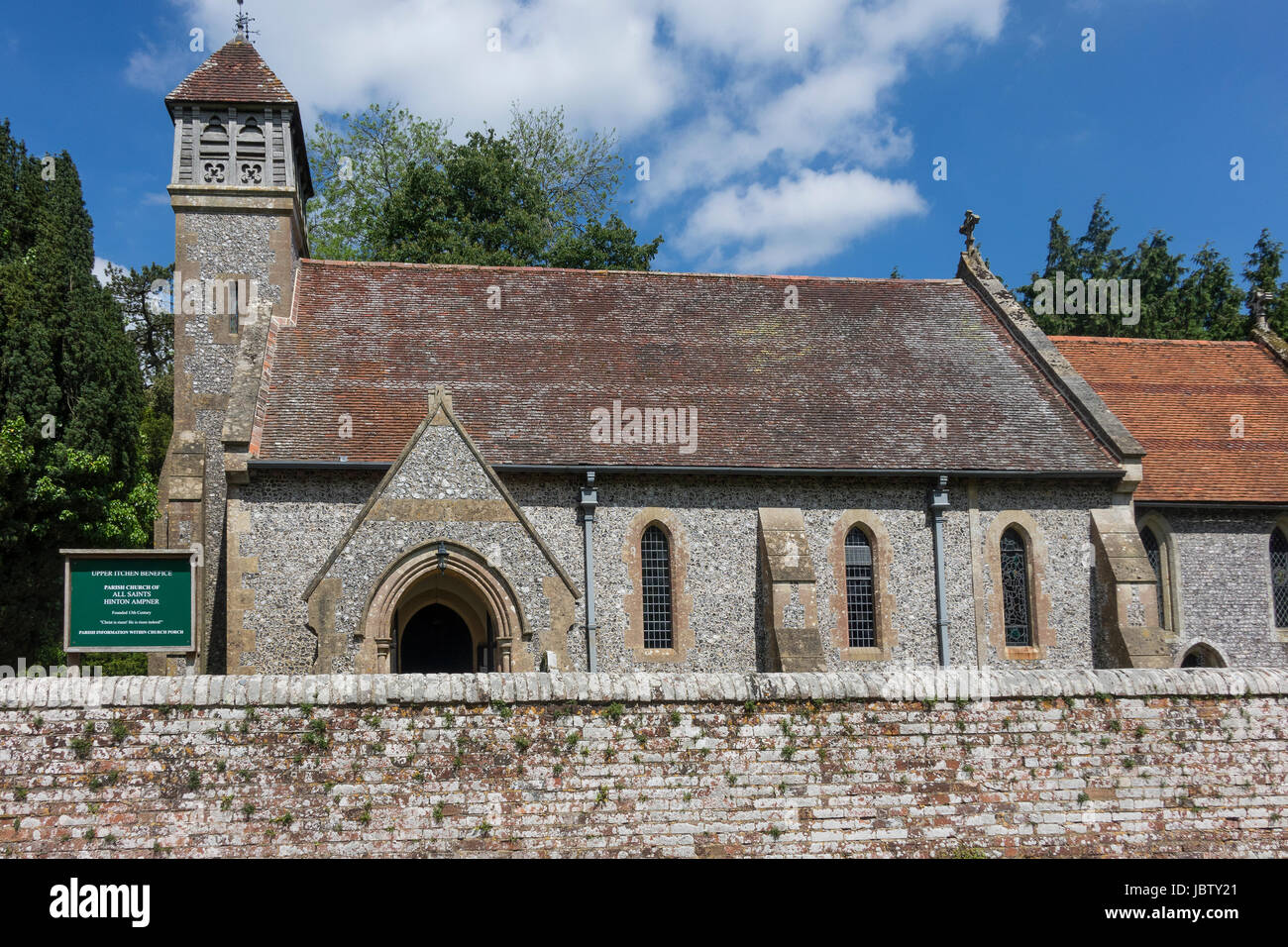 England,, Hampshire, Alresford,, Hinton Ampner, church Stock Photo Alamy