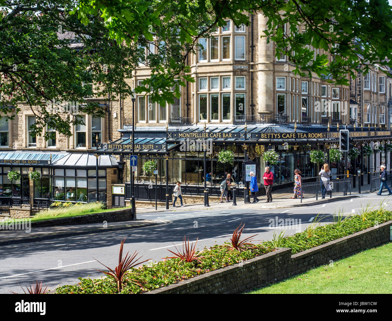 Bettys Cafe and Tea Rooms on Parliament Street in Harrogate North Yorkshire England Stock Photo