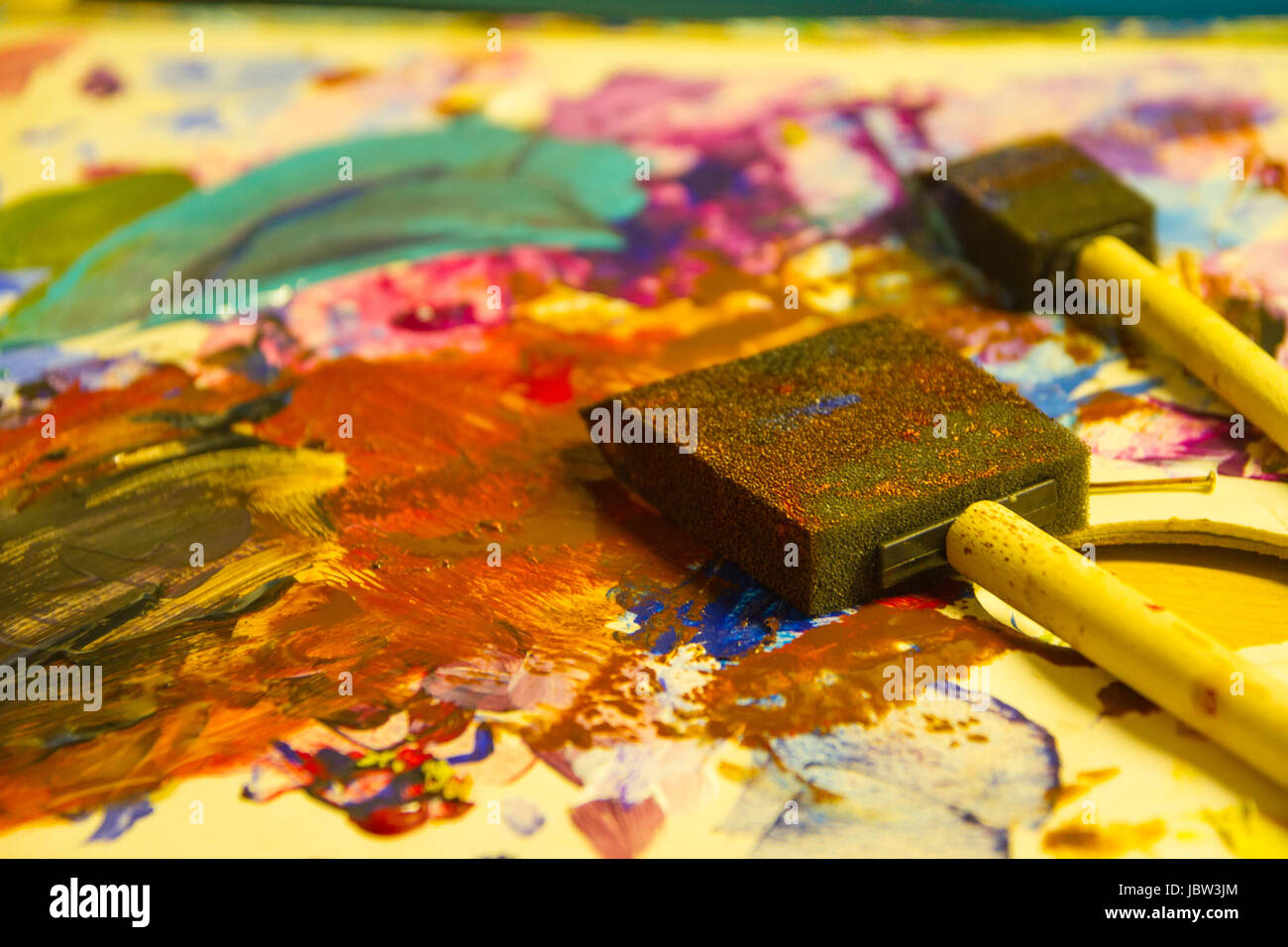 Sponge painting hires stock photography and images Alamy