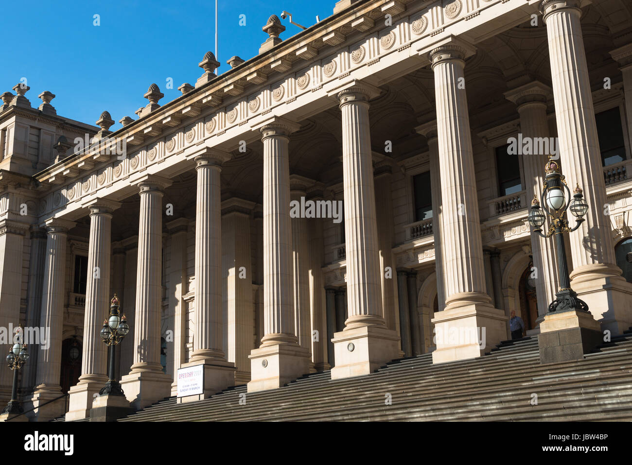 Parliament House, Melbourne, Victoria, Australia. Stock Photo