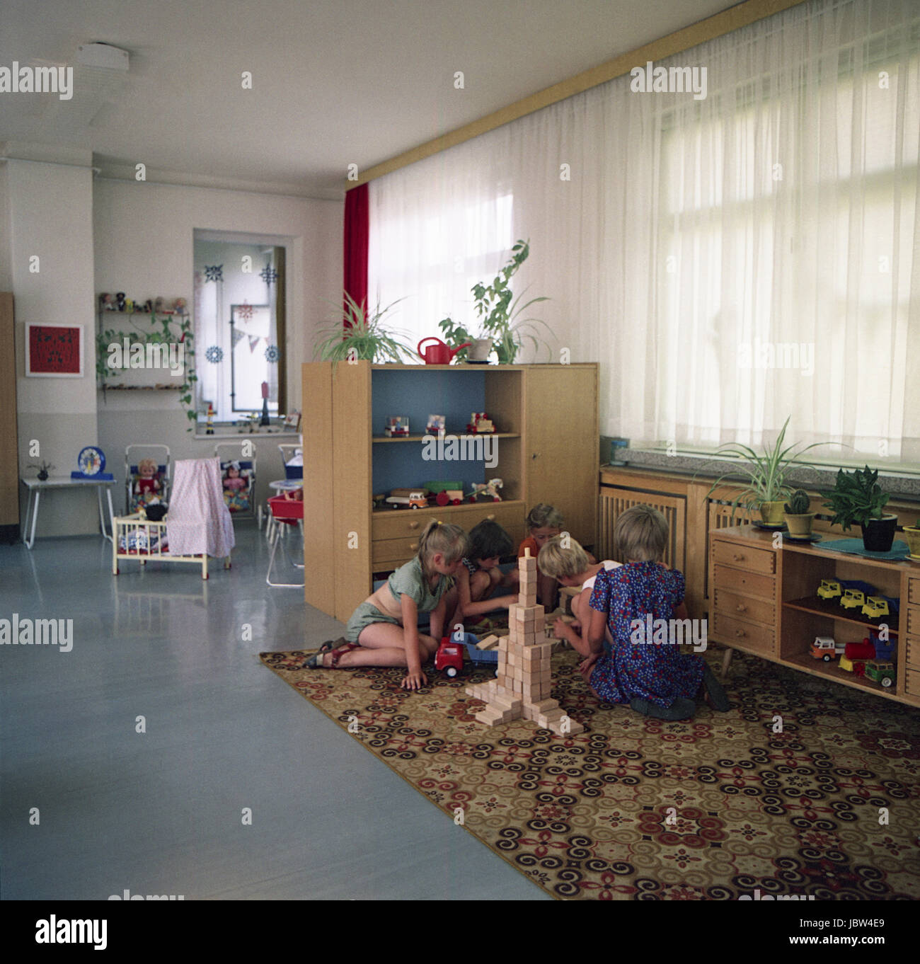 Berlin, GDR, children playing together in kindergarten Stock Photo - Alamy