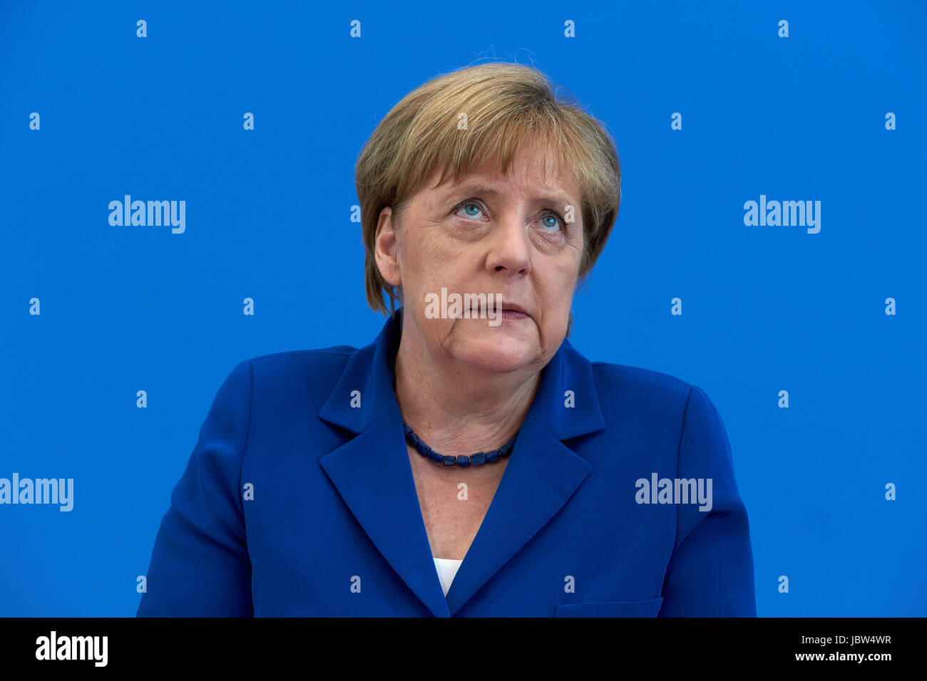 Berlin, Germany, Federal Chancellor Dr. Angela Merkel, CDU Stock Photo