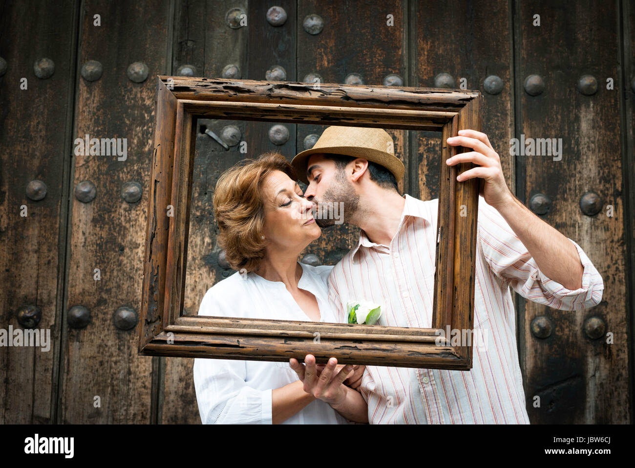 Faces Kissing High Resolution Stock Photography and Images - Alamy