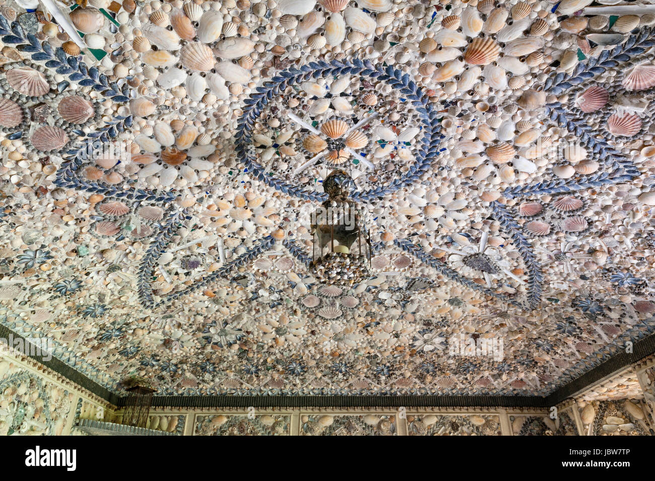 The Cilwendeg Shell House Hermitage, Boncath, Pembrokeshire, Wales. The