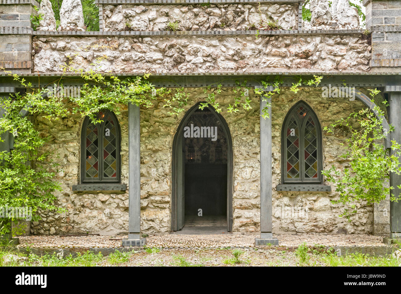 The Cilwendeg Shell House Hermitage, Boncath, Pembrokeshire, Wales. The