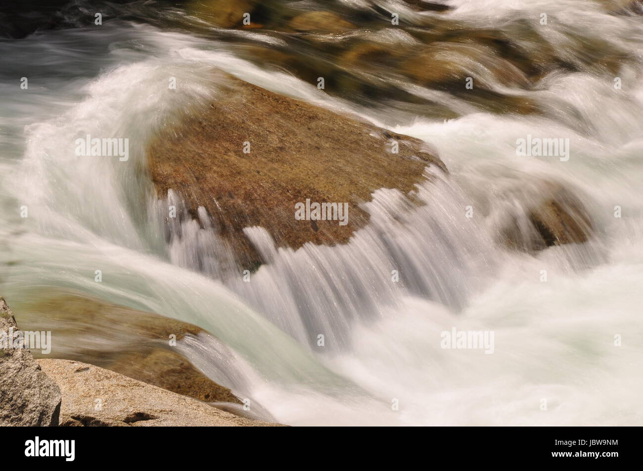 Kings River mit langer Belichtungszeit aufgenommen Stock Photo