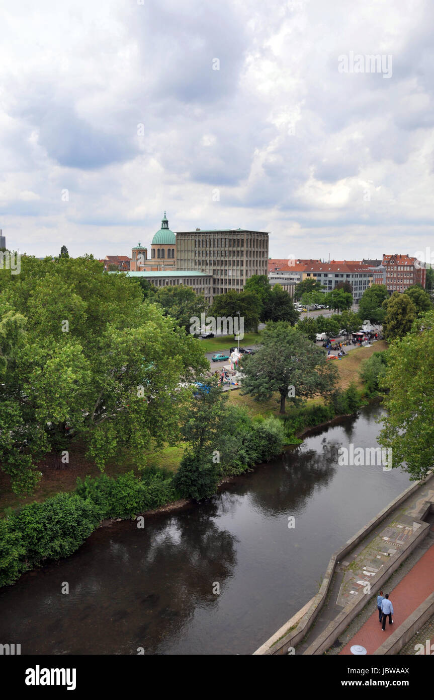 leine in hannover Stock Photo