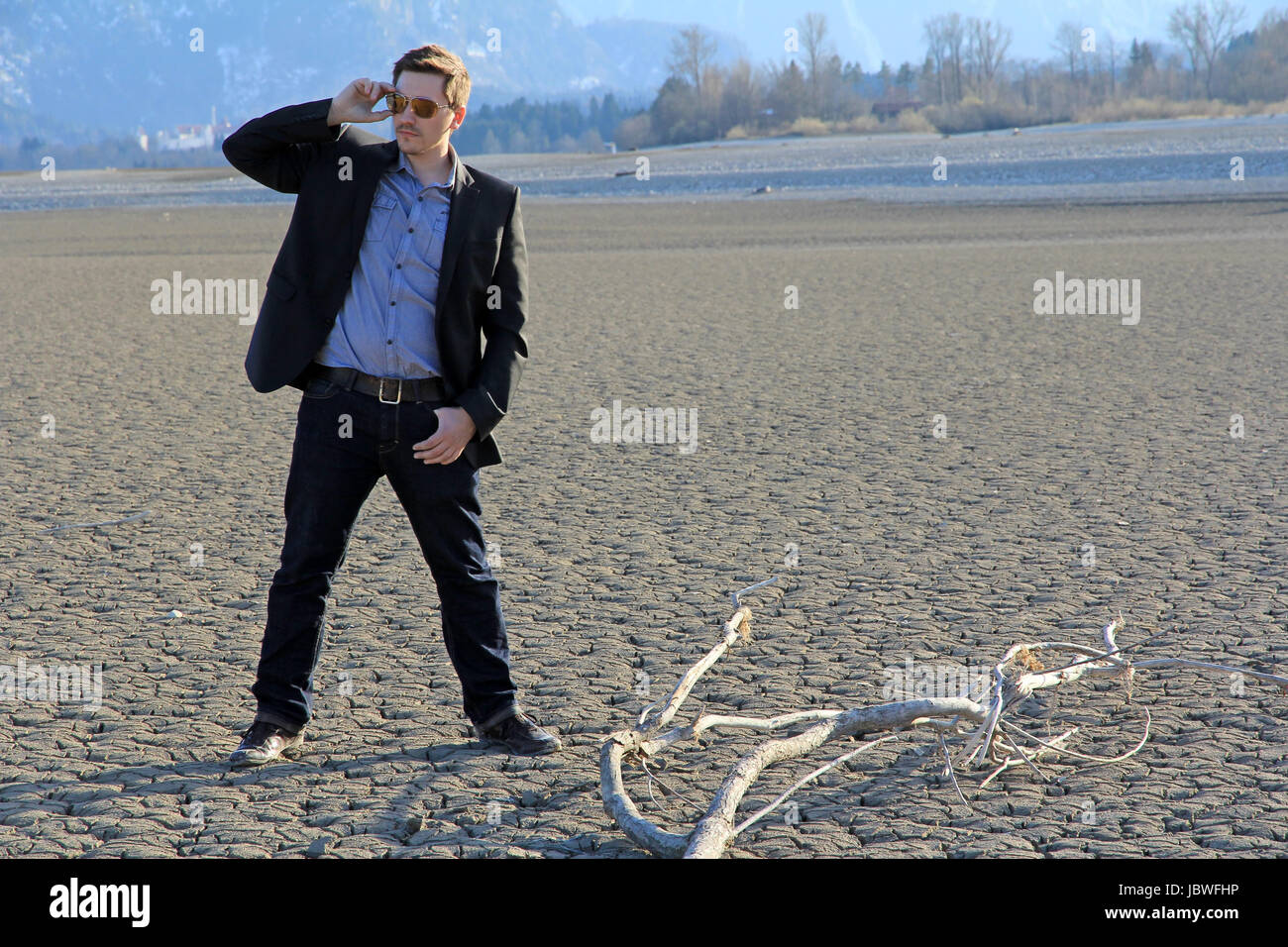 a young modern businessman Stock Photo