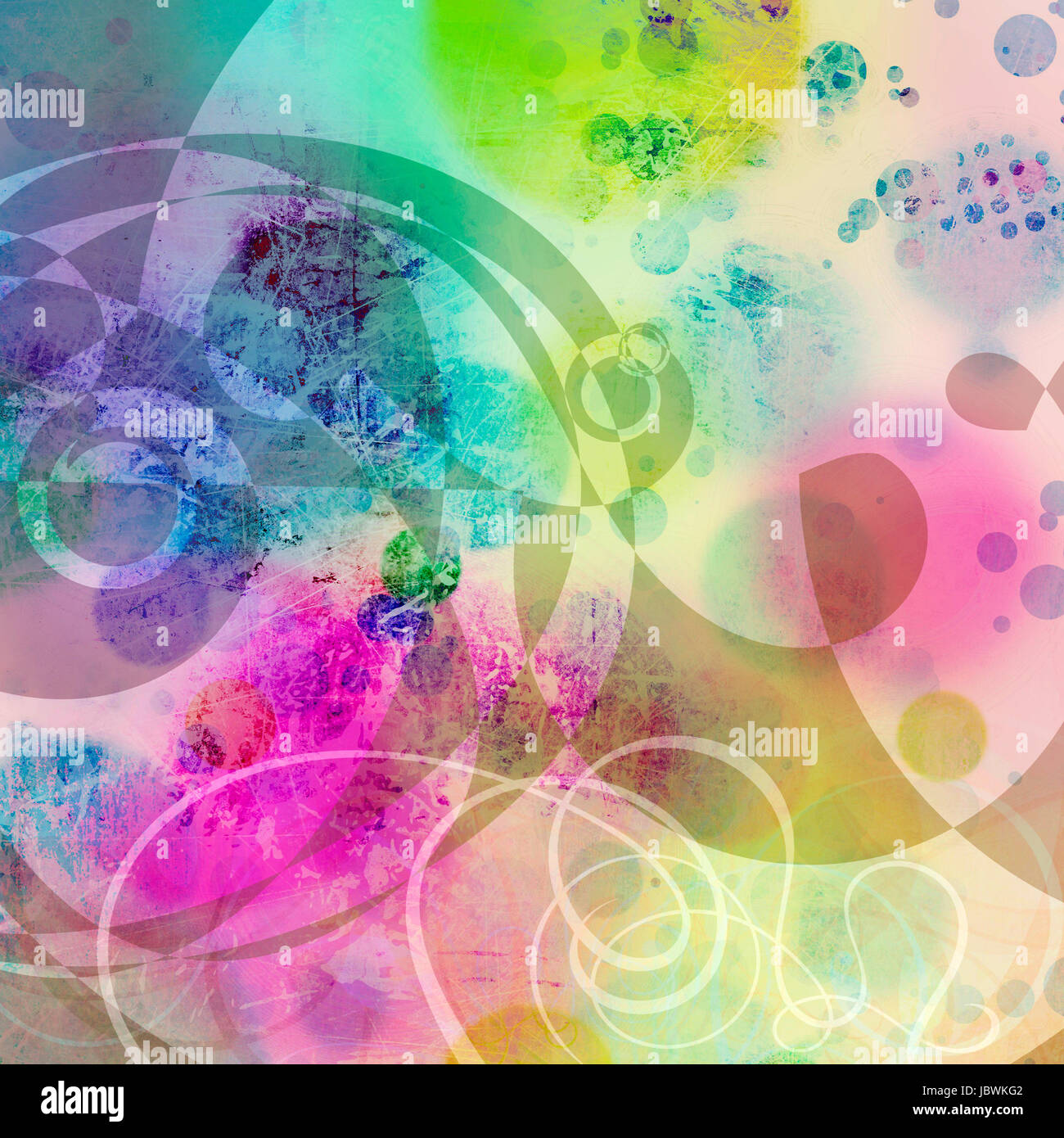 abstrakte malerei im mixed-media-stil Stock Photo - Alamy