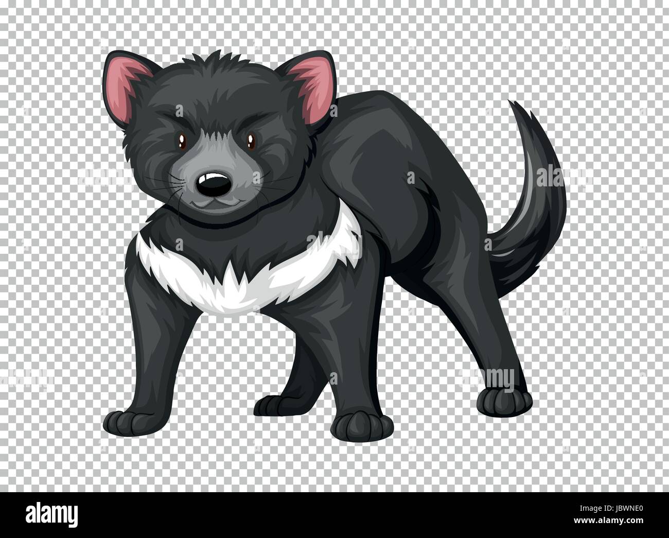 Tasmanian devil on transparent background illustration Stock Vector ...