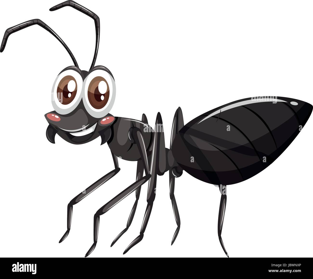 Black ant with happy face illustration Stock Vector Image & Art - Alamy Black ant with happy face illustration Stock Vector Image & Art - Alamy