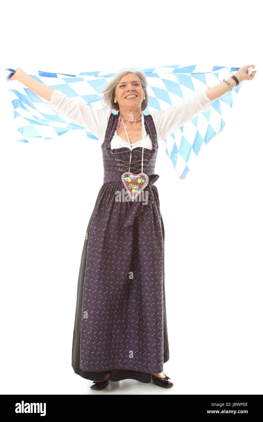 Dirndl senior woman hi-res stock photography and images - Alamy