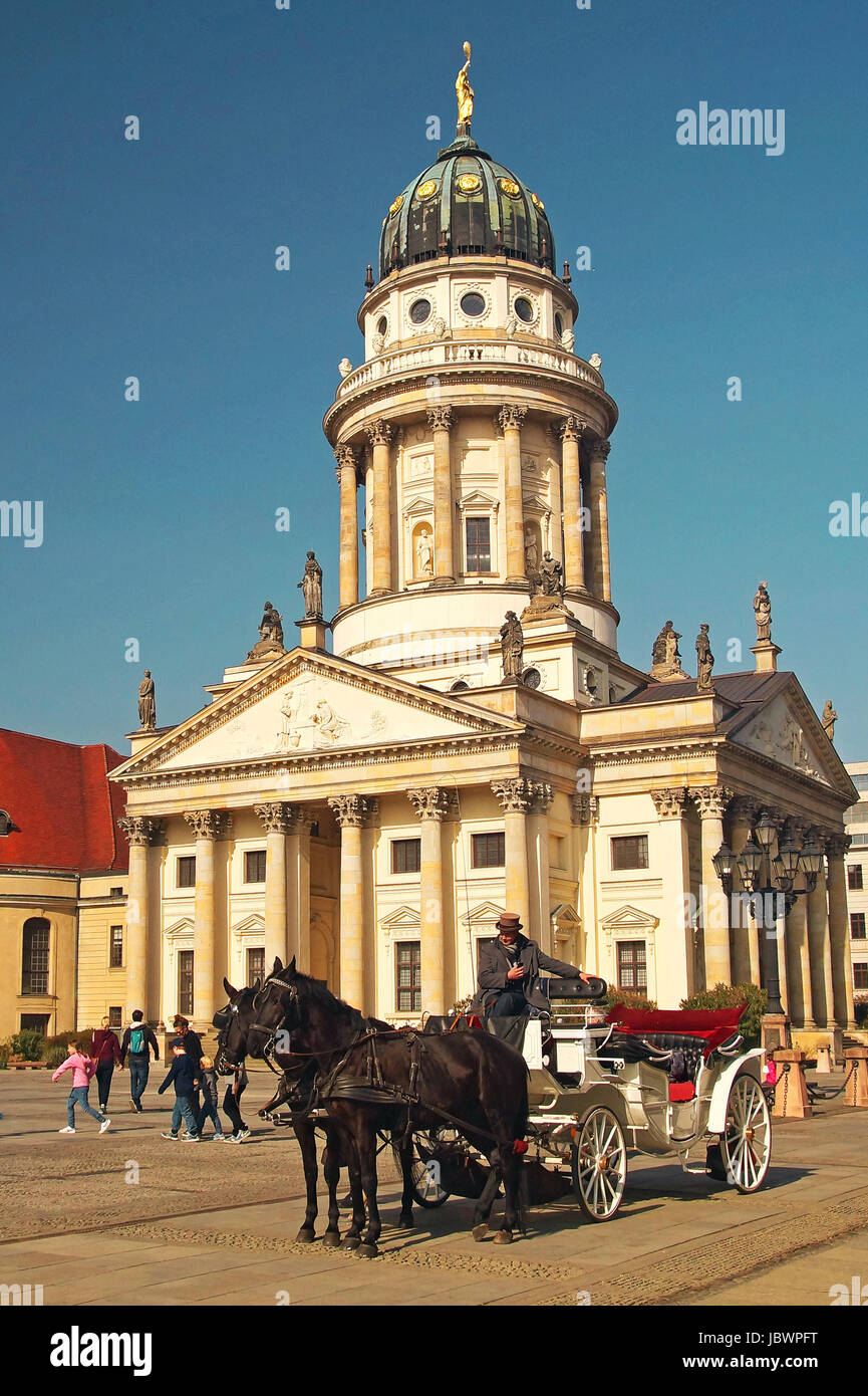 Französischer Dom Deutschland Berlin / French Cathedral Germany Berlin Stock Photo