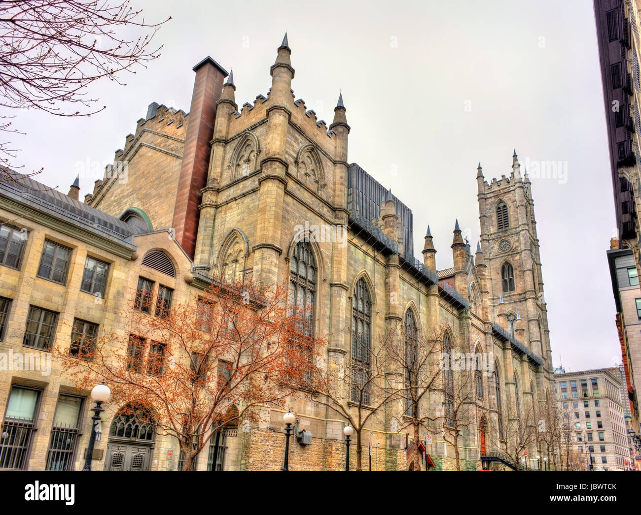 Notre-Dame Basilica of Montreal in Canada Stock Photo - Alamy