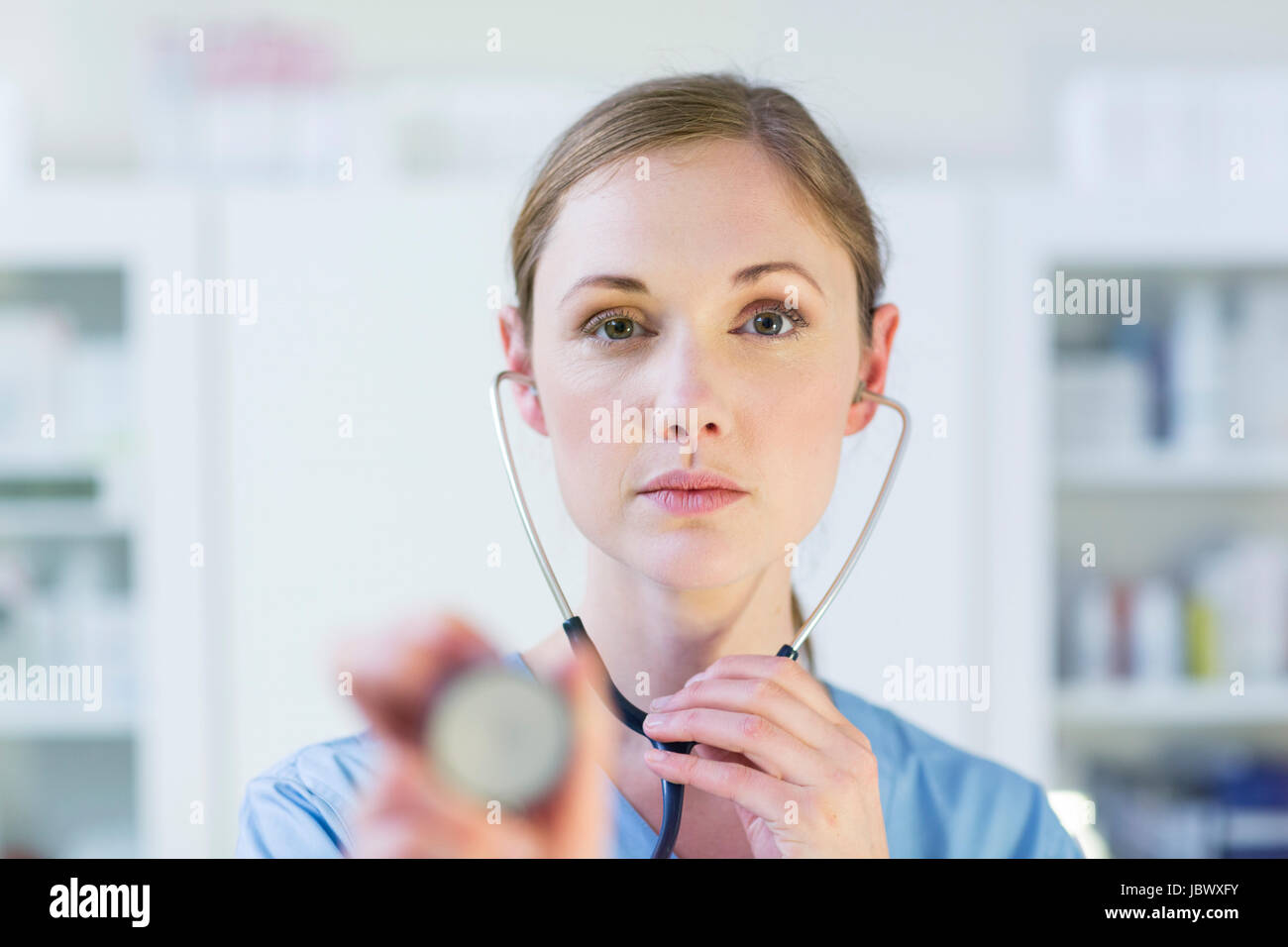 Close up doctor looking camera hi-res stock photography and images - Alamy