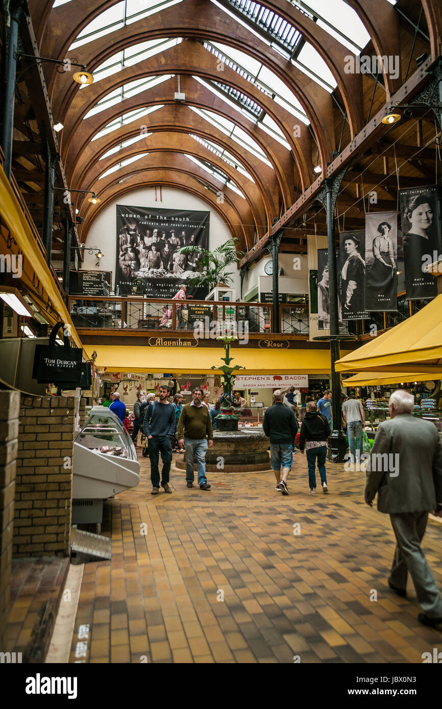 Interior, The English Market, Cork, Ireland Stock Photo Alamy