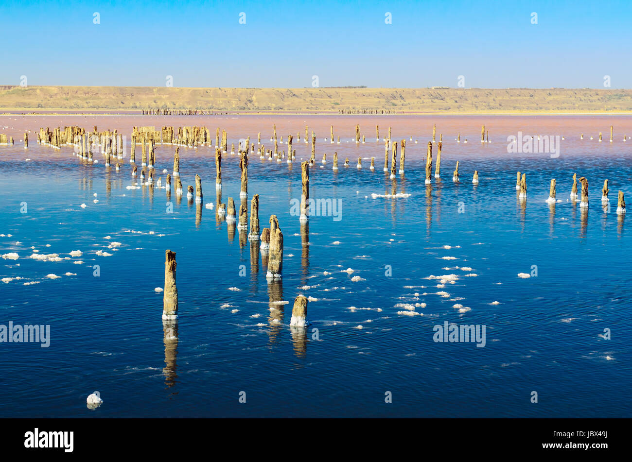Beautiful salt lake Stock Photo - Alamy