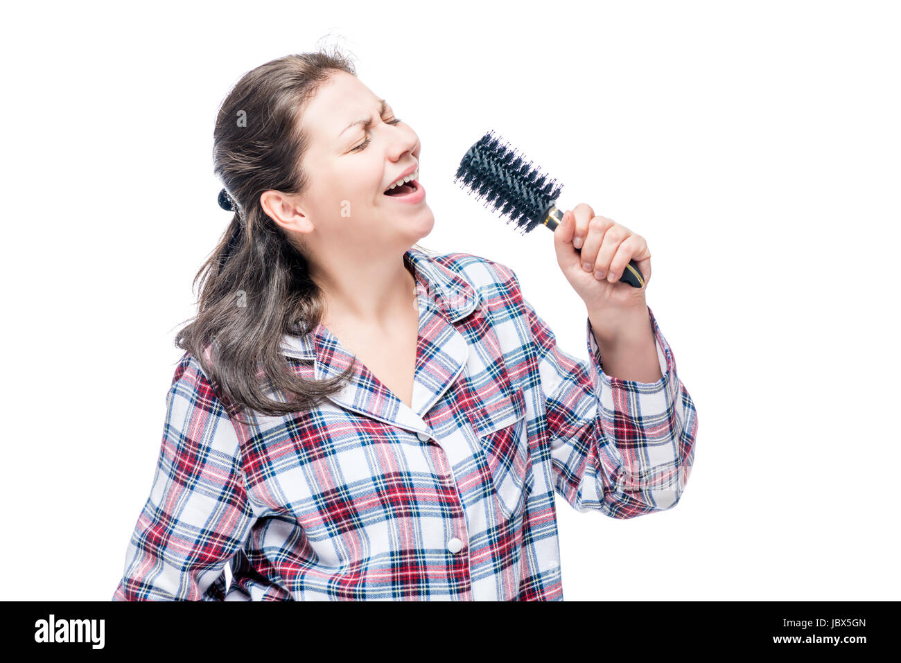 Singing hairbrush hi-res stock photography and images - Alamy
