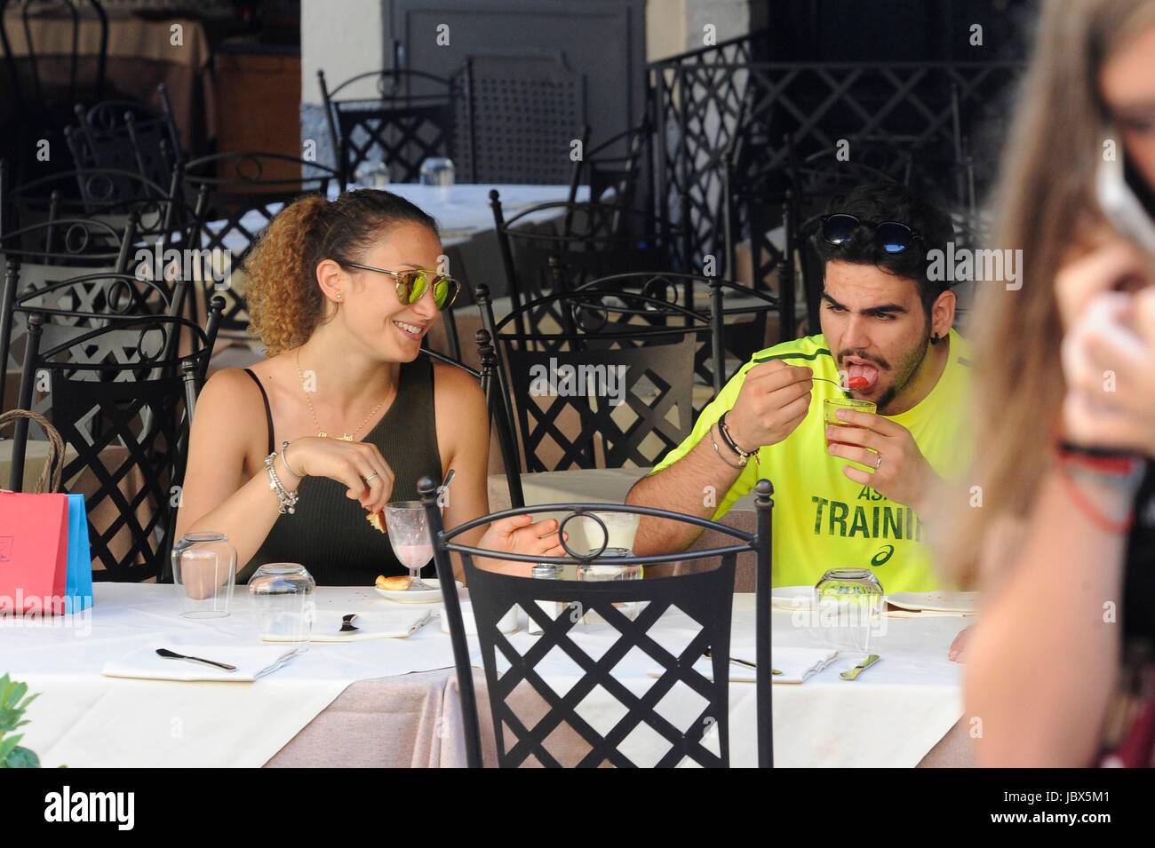 Special Fee Taormina Ignazio Boschetto With Woman In The Photo Stock Photo Alamy